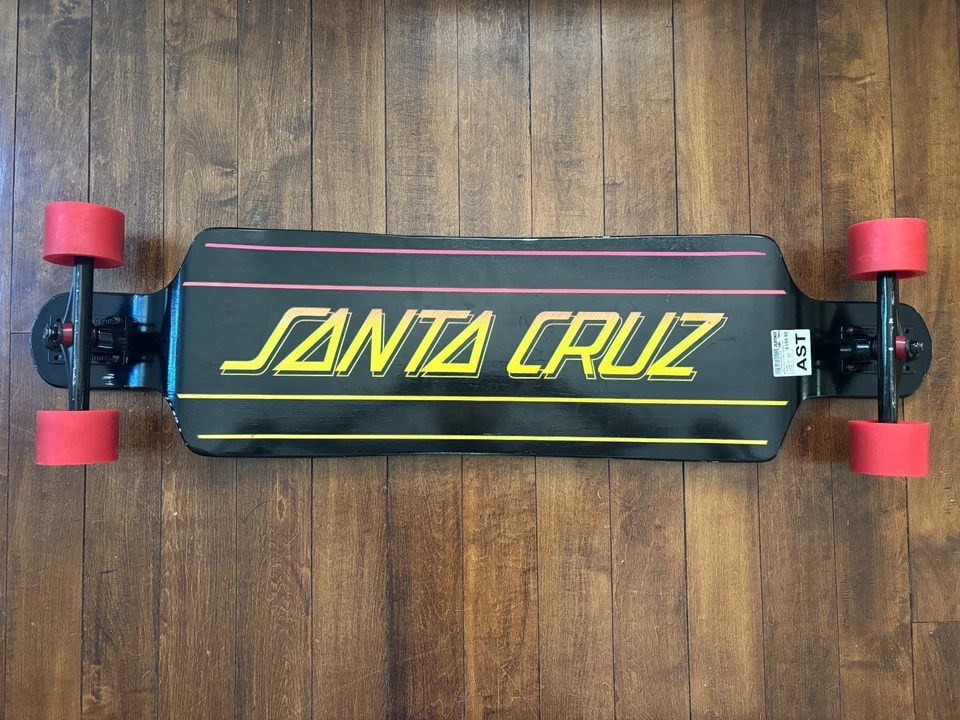 Longboard Santa Cruz Rasta Stripe Drop Through (39-3/4 pulgadas) Longitud) Foto 2 de 4