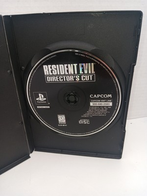 Resident Evil Director's Cut (PS1, 1998) Disc And Aftermarket Case And Manual 
