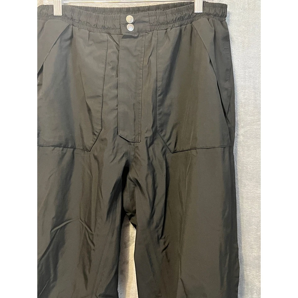 Pantalones de lluvia Galvin Green XXL GORE-TEX Performance Shell negros impermeables para golf Foto 2 de 4