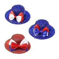 Julycostume Hair Clip Glittered Top Hat Bowler Hat Julycostume Top Hat Hairpin