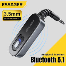 Essager Bluetooth 5.1 Ricevitore Audio Trasmettitore 3.5MM 3.5 AUX Con Microfono