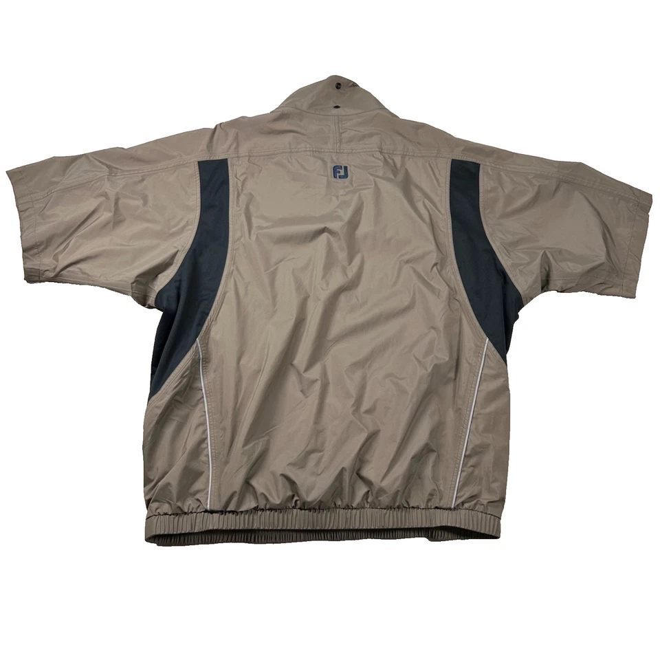 Chaqueta Dryjoys Para Hombre 2xl Footjoy Cortavientos Lluvia Cremallera Rendimiento Manga Corta Foto 2 de 4