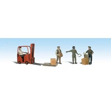 Woodland Scenics HO Workers w/Forklift WOOA1911 HO Figures