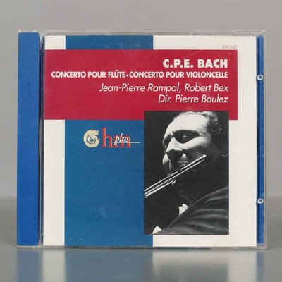 CD. Concerto Pour Flûte - Concerto Pour Violoncelle - C.P.E. Bach