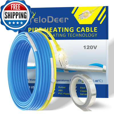 70 Ft Heat Tape For Water Pipes Freeze Protection Yelodeer Self Regulating Heat