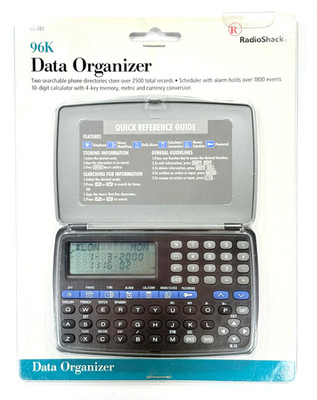 NOS ~ Personal Contacts Data Organizer~96K~Phone No.s ~ Tested, Good~Radio Shack