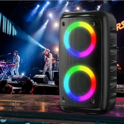 Boombox KTS-1265 TWS Wireless Speaker Schwarz Großer Outdoor-Stereo-Lautsprecher