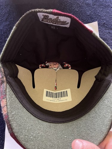 The Kringle Boston Scally Cap - Crimson & Green Plaid - X-Small *read descript* - Picture 5 of 6