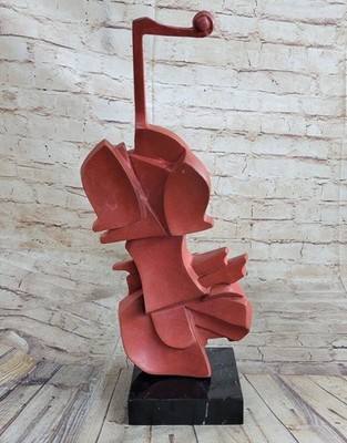 100% Real Musician  Cello Figure Art Deco Sculpture Bronze by Salvador Dali Sale