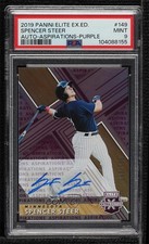2019 Elite Extra Edition Aspirations Purple Spencer Steer PSA 9 MINT Auto 0e2x