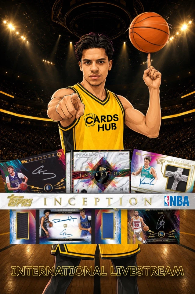 🇪🇺 DAY 1! TOPPS INCEPTION NBA 25/26 CASE BREAK 