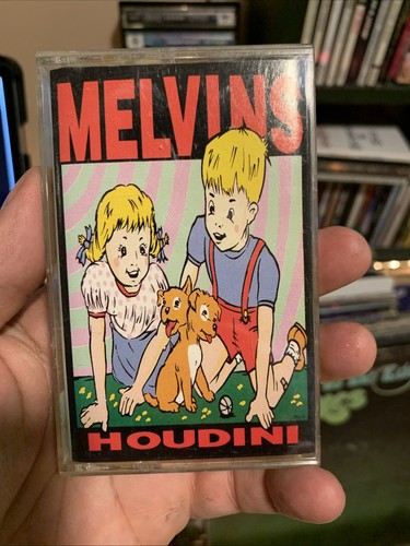 Melvins Houdini Cassette Tape OG 1993 Grunge Stoner Rock Metal Yellow Tape