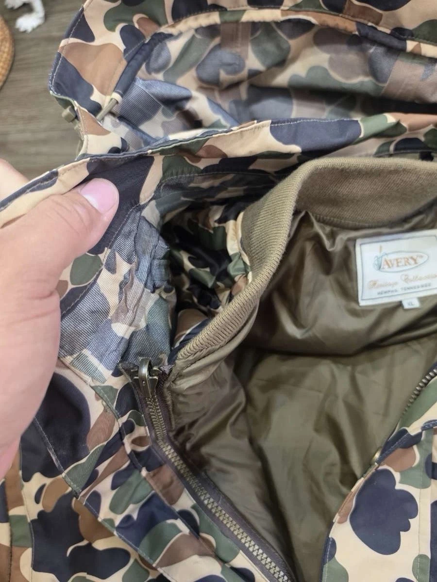 Avery Heritage Collection Men's XL Camouflage Insulated Hooded Jacket, Hunting - product detail image 9