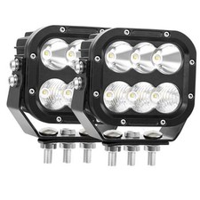 Cube LED Off Road Lights 5 Inch 120W 10000lm IP68 Truck Bumper 12V 120W-Square