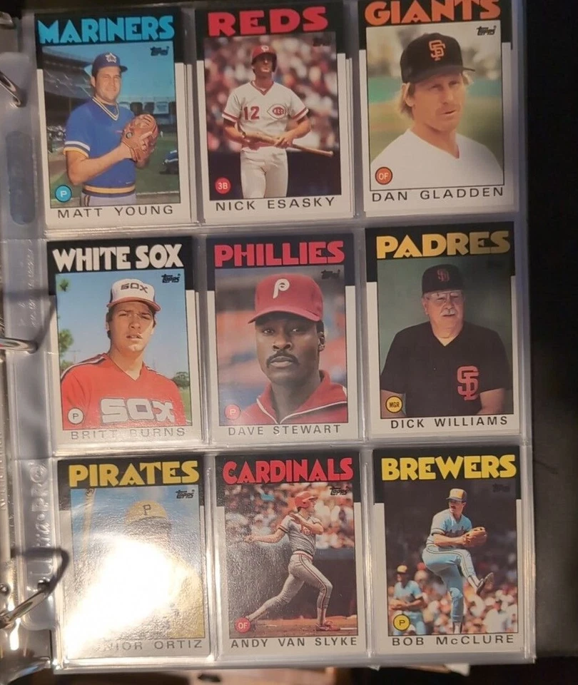1986 Topps base cards 601-792 Pick from drop down list - Image 2 of 2