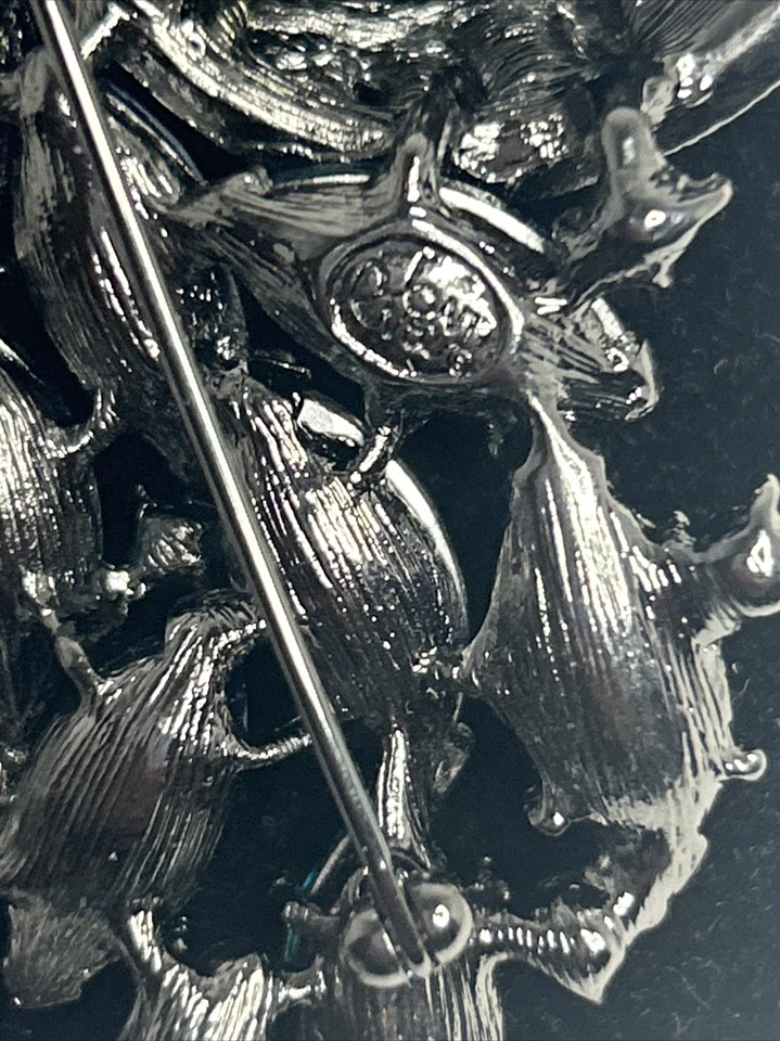 Брошь Joan Rivers Pin Classics Collection Jeweled Ribbons Of Crystals QVC - Изображение 4 из 4