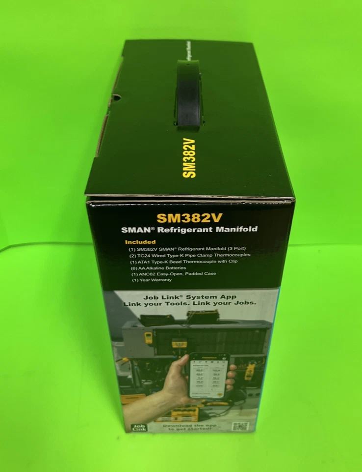 Fieldpiece SM382V SMAN 无线制冷剂歧管 (3 端口) * * 免运费 * * — 第 3/3 张图片