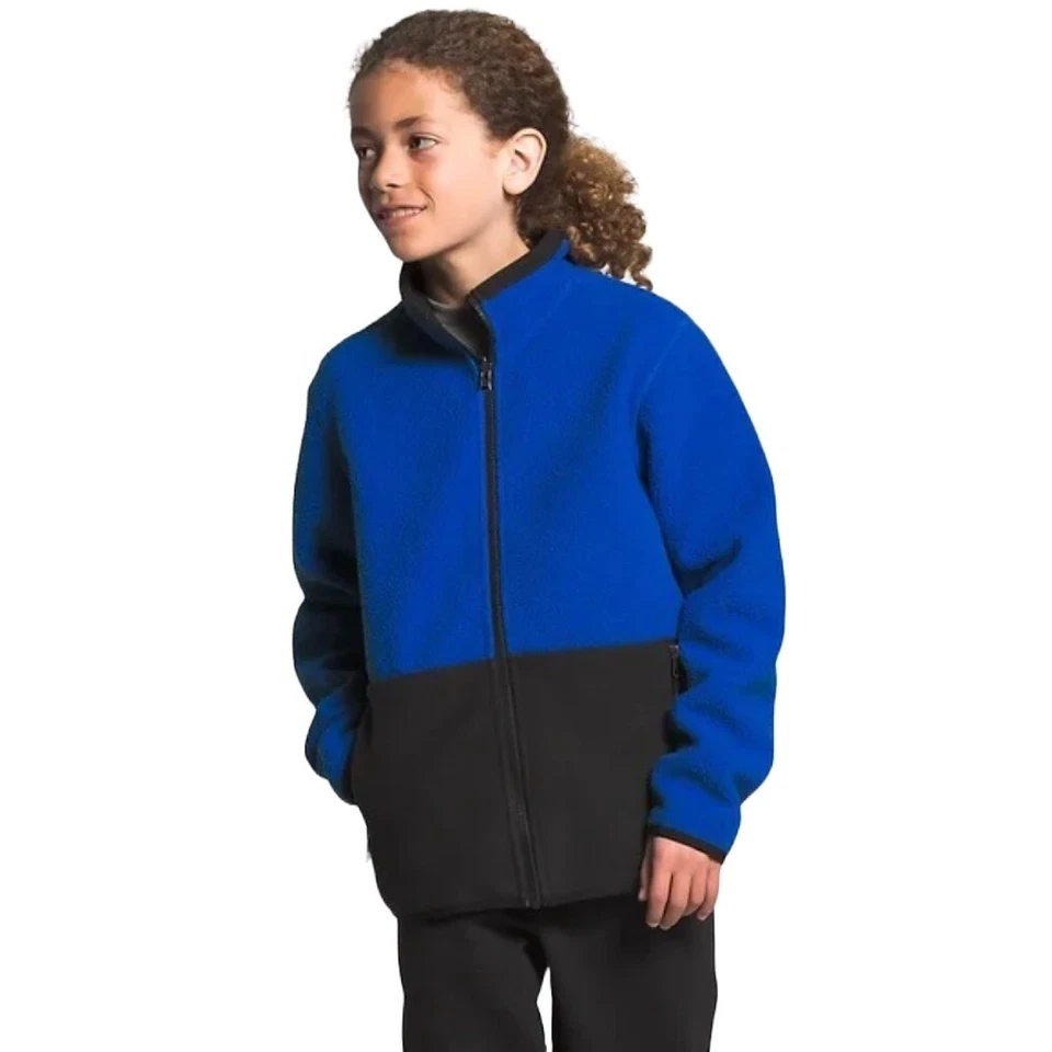 North Face девочки куртка Sherpalito длинным рукавом двусторонний мягкий флис пальто