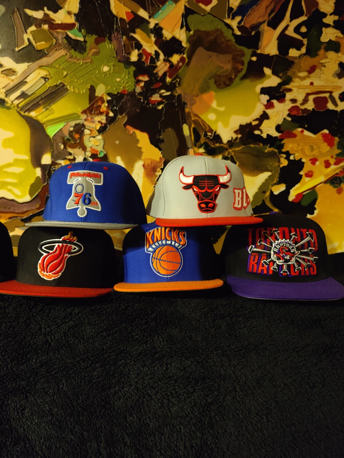 8 Mitchell & Ness Hats Lot  Rare Finds Ex Condition!! 🔥🔥🔥