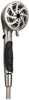 Oxygenics Fury RV Handheld Showerhead 5 Spray Settings Brushed Nickel 72 Inch...