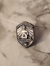 Vintage  Ntl Safety Council Safe Driver Silver Tone Lapel Pin Hat Pin Screw Back