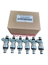 6 NEW FUEL INJECTORS OEM : 23250-62030 CAMRY ES300 3.0L TACOMA 4RUNNER T100 3.4L