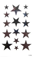 stars temporary tattoo tramp stamp