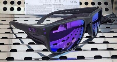 New Oakley HOLBROOK XL 9017-2059 Sunglasses Matte Black w/ Prizm Violet  Iridium