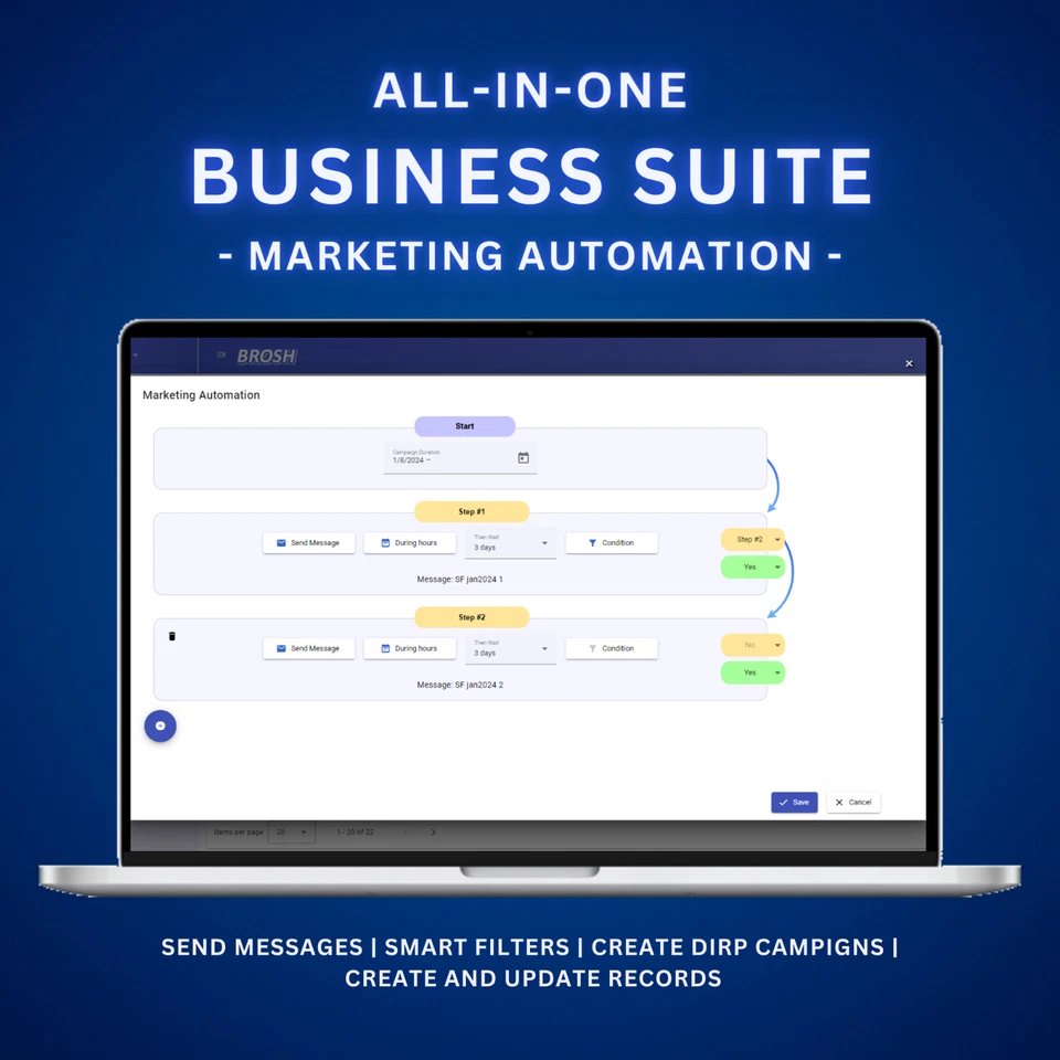 All-In-One Business Office Suite Marketing Automation Bulk Email AI 2025 - BROSH - Image 3 of 4