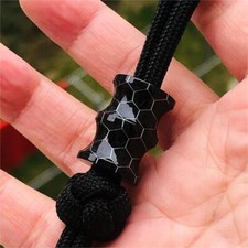 1PC Resin Knife Lanyard Bead Paracord Necklace Pendant Bracelet Making EDC Beads