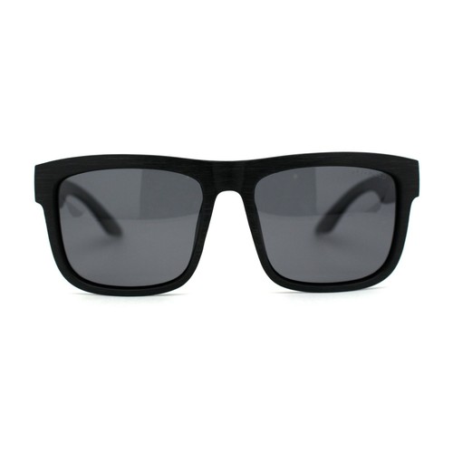 Premium Kush Polarized Woodgrain Horn Rim Sunglasses - 第 3/16 張圖片