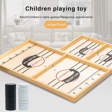 Ganador de escritorio de gran tamaño PK juego de mesa rápido Sling Puck juego juguete familiar regalo para niños
