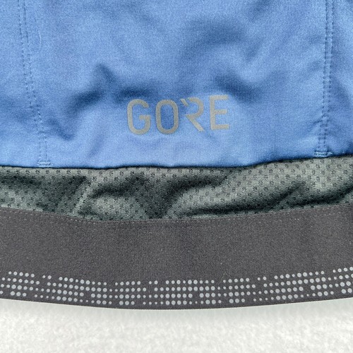 Gore Wear C5 Thermo Jersey Mens Medium Road Cycling Aerofit Blue Long Sleeve - Picture 9 of 10