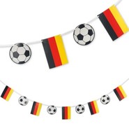 Deutschland Wimpelkette 2,5 M Perfekte Deko FüR Em, Wm & Public Viewing Fankurve