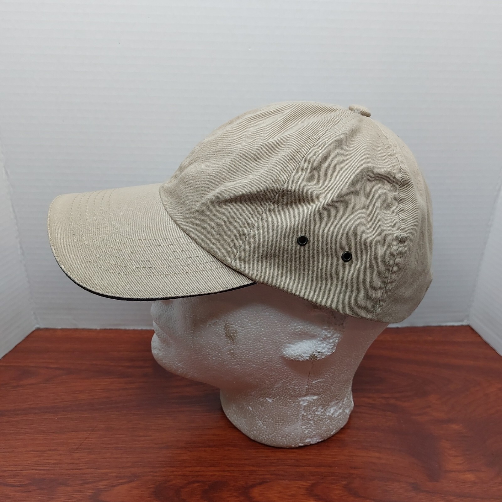 Khaki Strap Back Dad Hat Cap - image 6