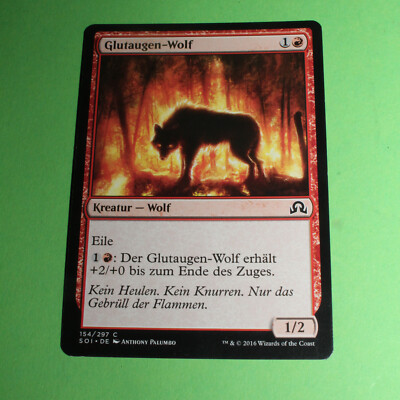 MTG Schatten über Innistrad 1x Glutaugen Wolf Common