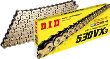 D.I.D. Gold 120L 530VX3 Racing Chain 530VX3GX120ZB
