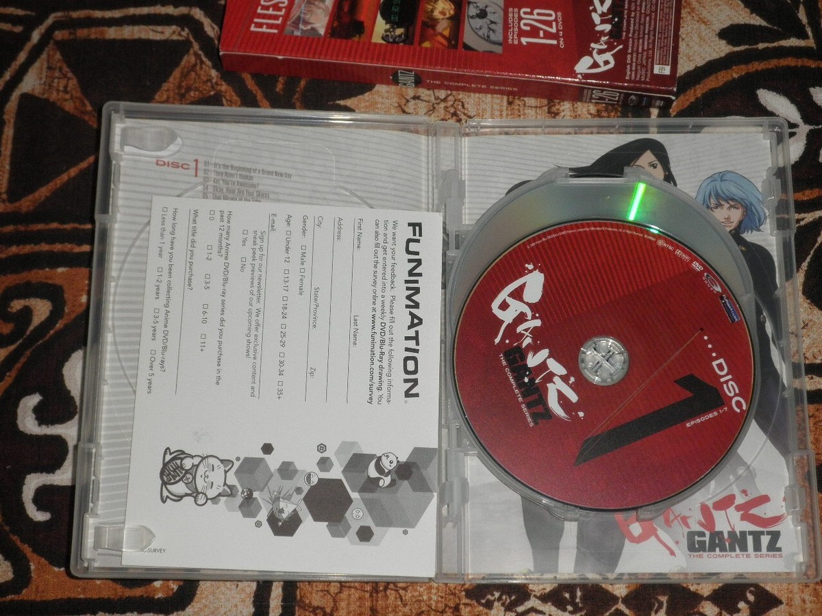 Gantz The Complete Anime Series - 4-Disc 704400088605| eBay
