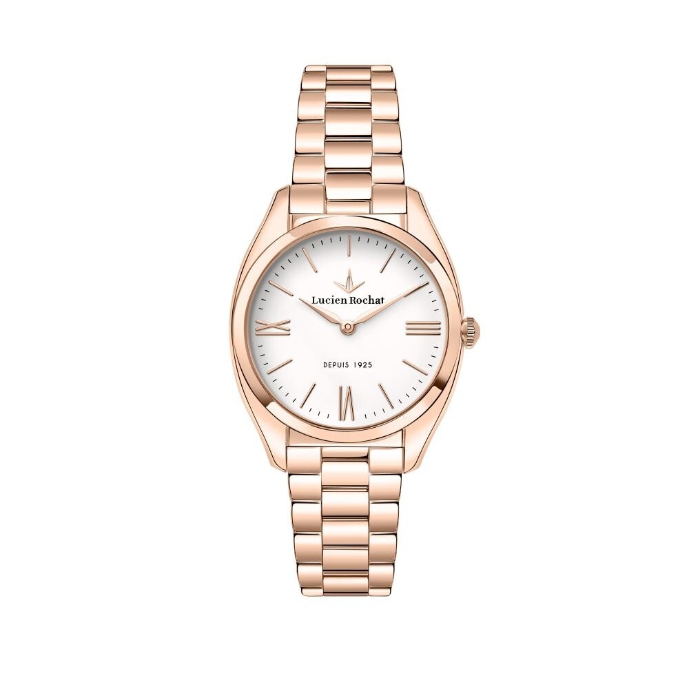 Orologio LUCIEN ROCHAT donna Mademoiselle oro rosa / bianco R0453120503