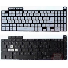Replacement For ASUS FX507R FX507 FA507Z Air 2022 Laptop Keyboard Black / White
