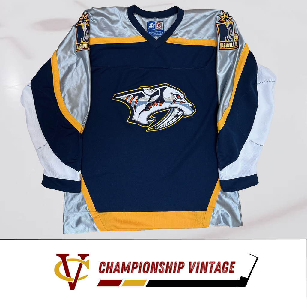 Nashville Predators - Vintage Blue 1998-99 Away Jersey - OG