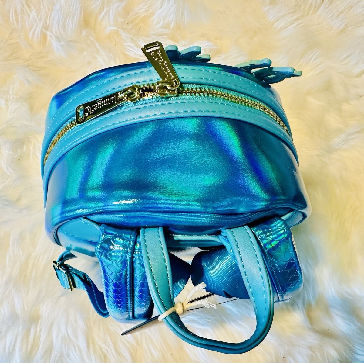 NEW LE 324* Loungefly King Triton Sequin Mini Backpack | eBay