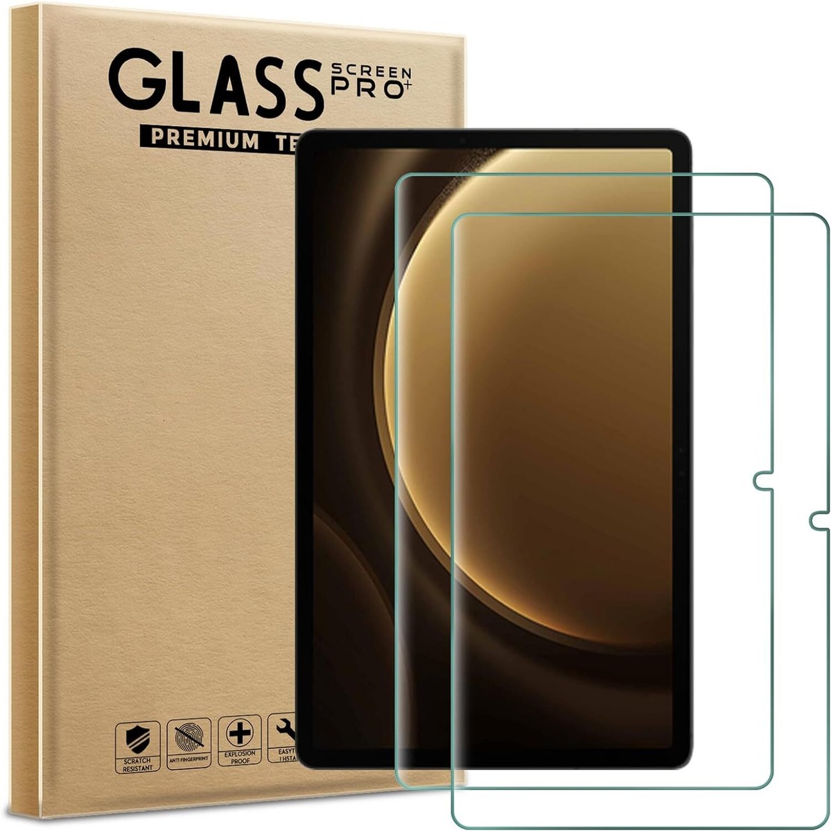 For Samsung Galaxy Tab S10 FE S7 S8 S9/Plus /Ultra A8 A9 Screen Protector  Glass