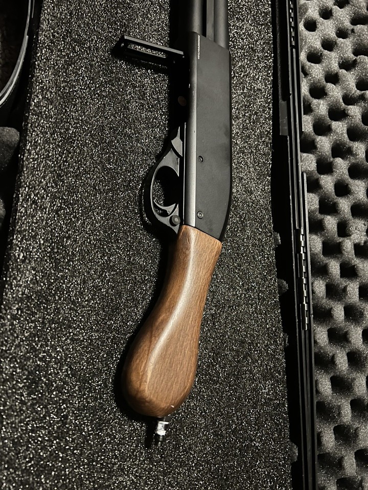 Airsoft Matrix 3/6 Shotgun HPA tapped 9 shells eBay