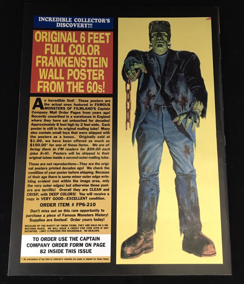 Famous Monsters of Filmland Magazine #210 Nov/Dec 1995 Dracula Dead & Loving It - Image 2 of 3