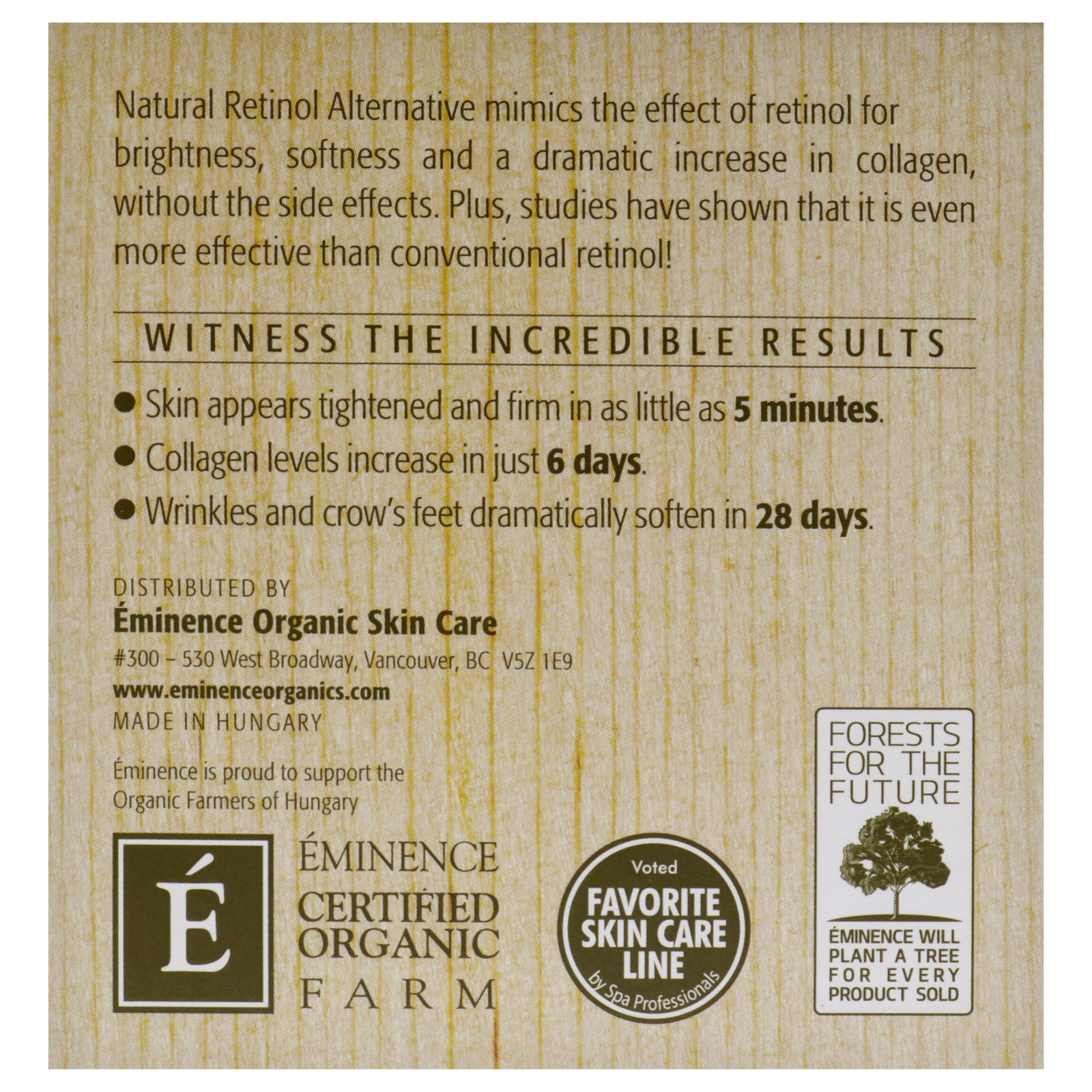Coconut Age Corrective Moisturizer by Eminence for Unisex - 2 oz Moisturizer