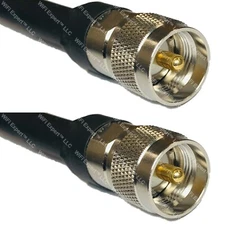 LMR400 PL259 UHF Male to PL259 UHF Male Coaxial RF Cable USA-Ship Lot