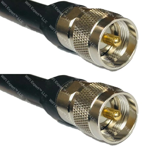 LMR400 PL259 UHF Male to PL259 UHF Male Coaxial RF Cable USA-Ship Lot