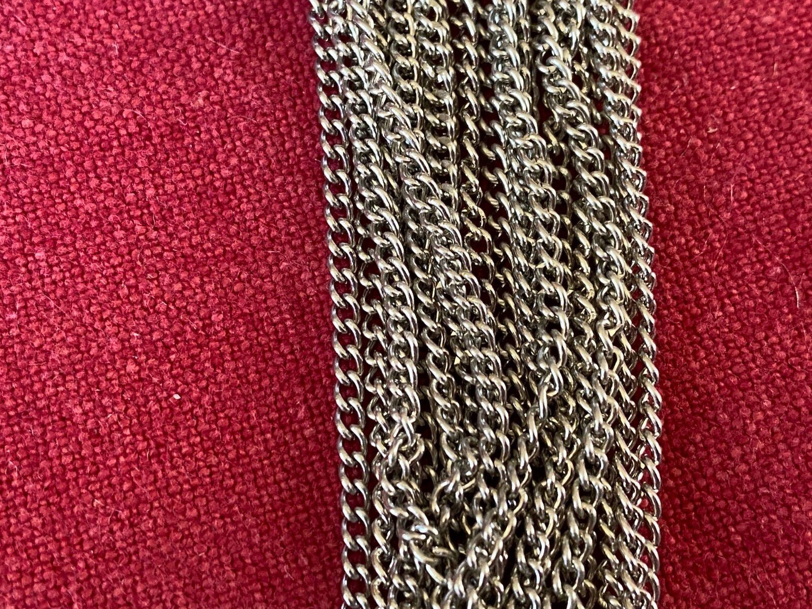 Multi Strand Chain Drape Statement Collar Necklac… - image 7