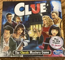 New Clue Board Game Hasbro Family Night Ages 8+